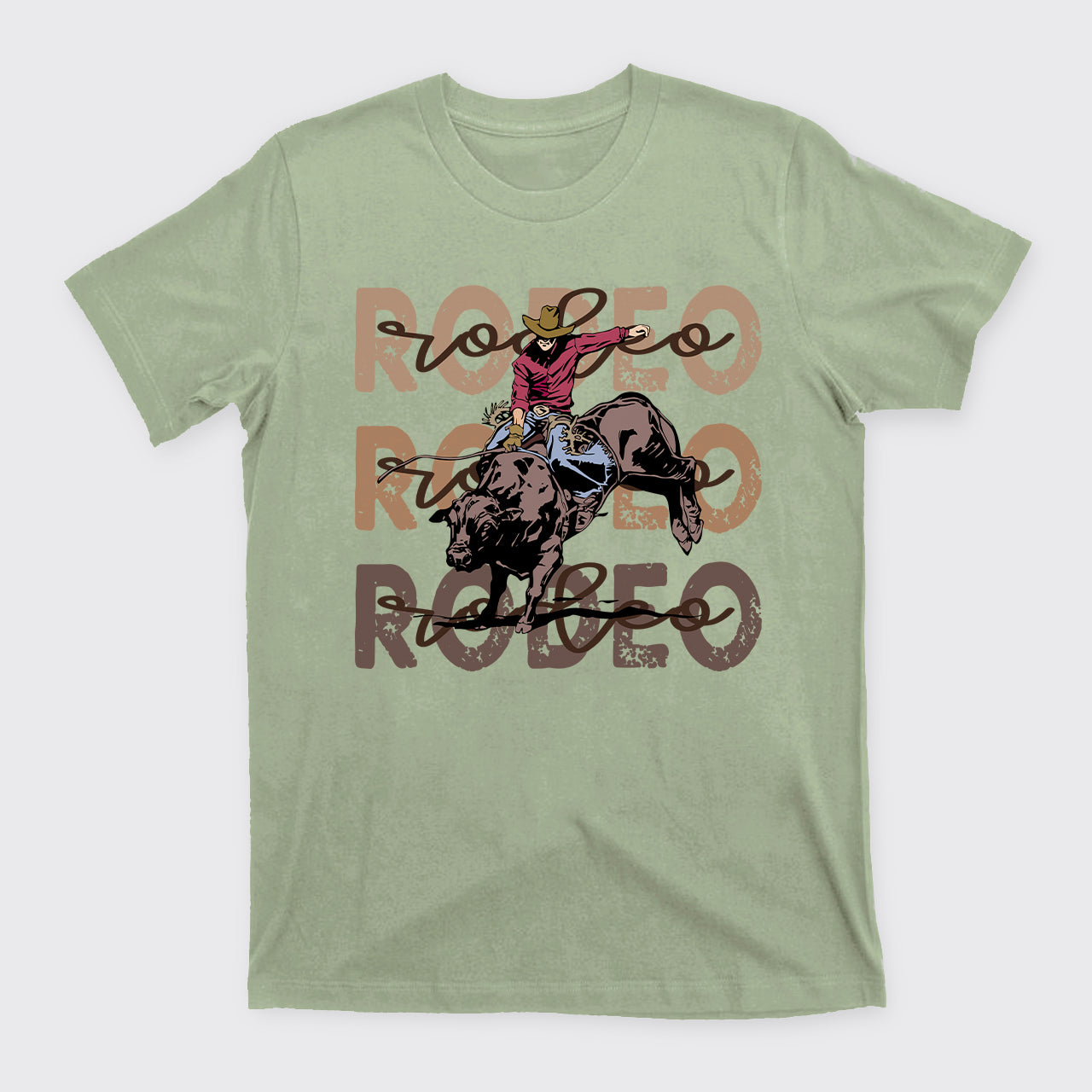 Retro Rodeo Western Cowboy T-Shirts