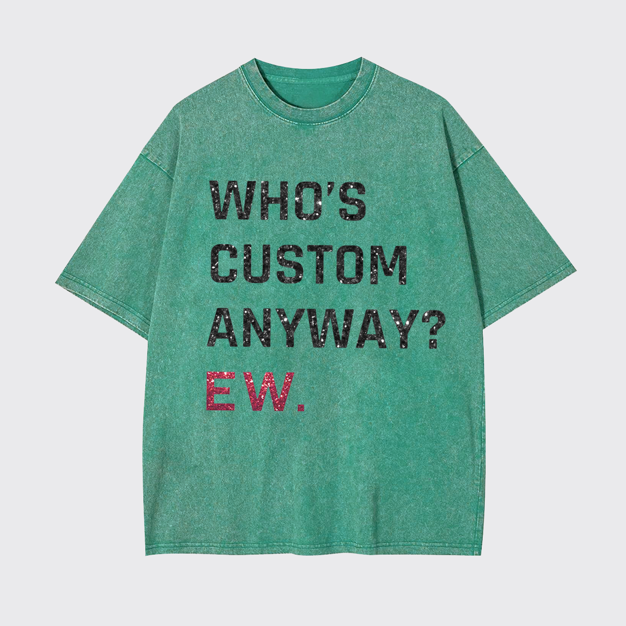 Personalised Who's Anyway Music Garment-dye Tees