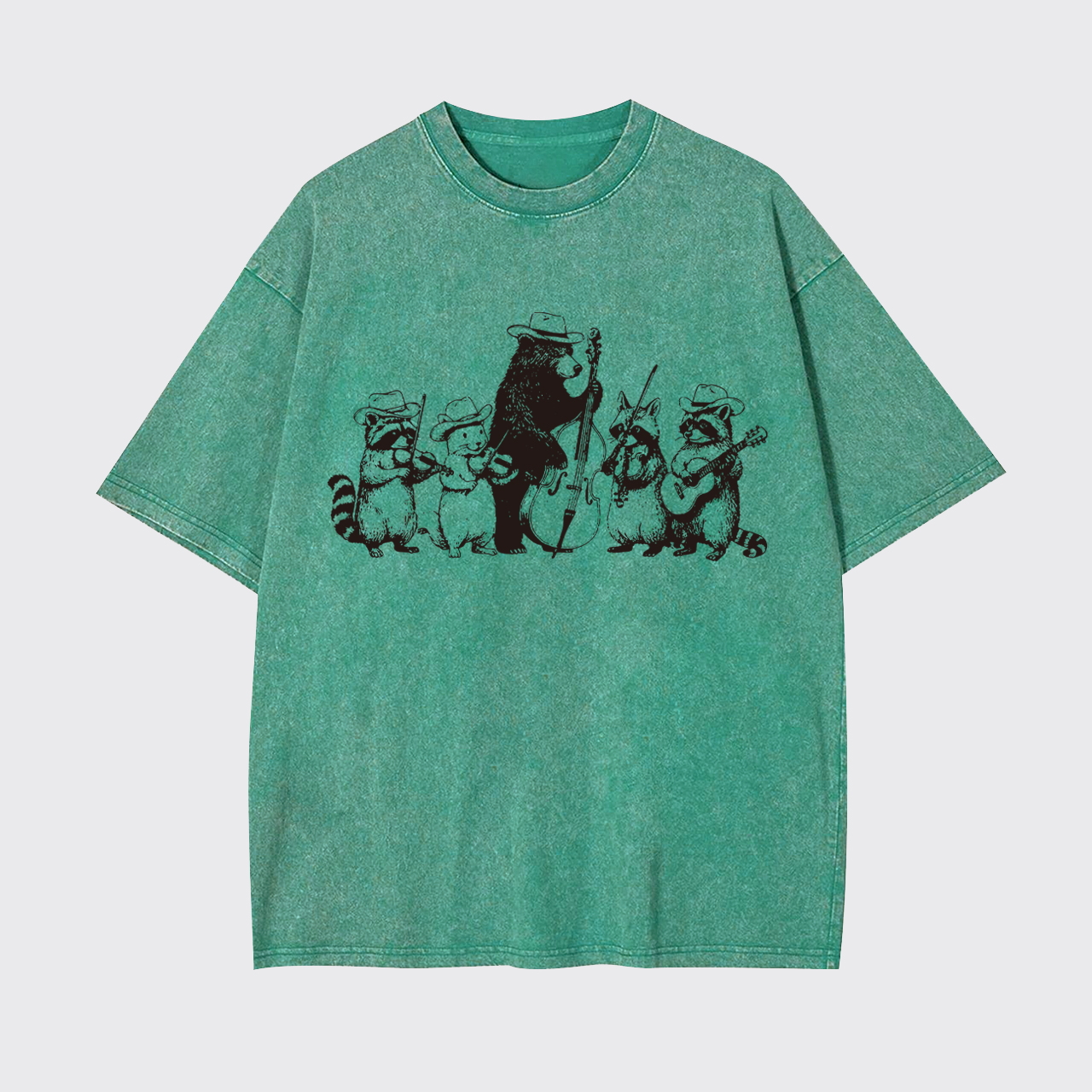 Animal Band Vintage Country Music Garment-dye Tees