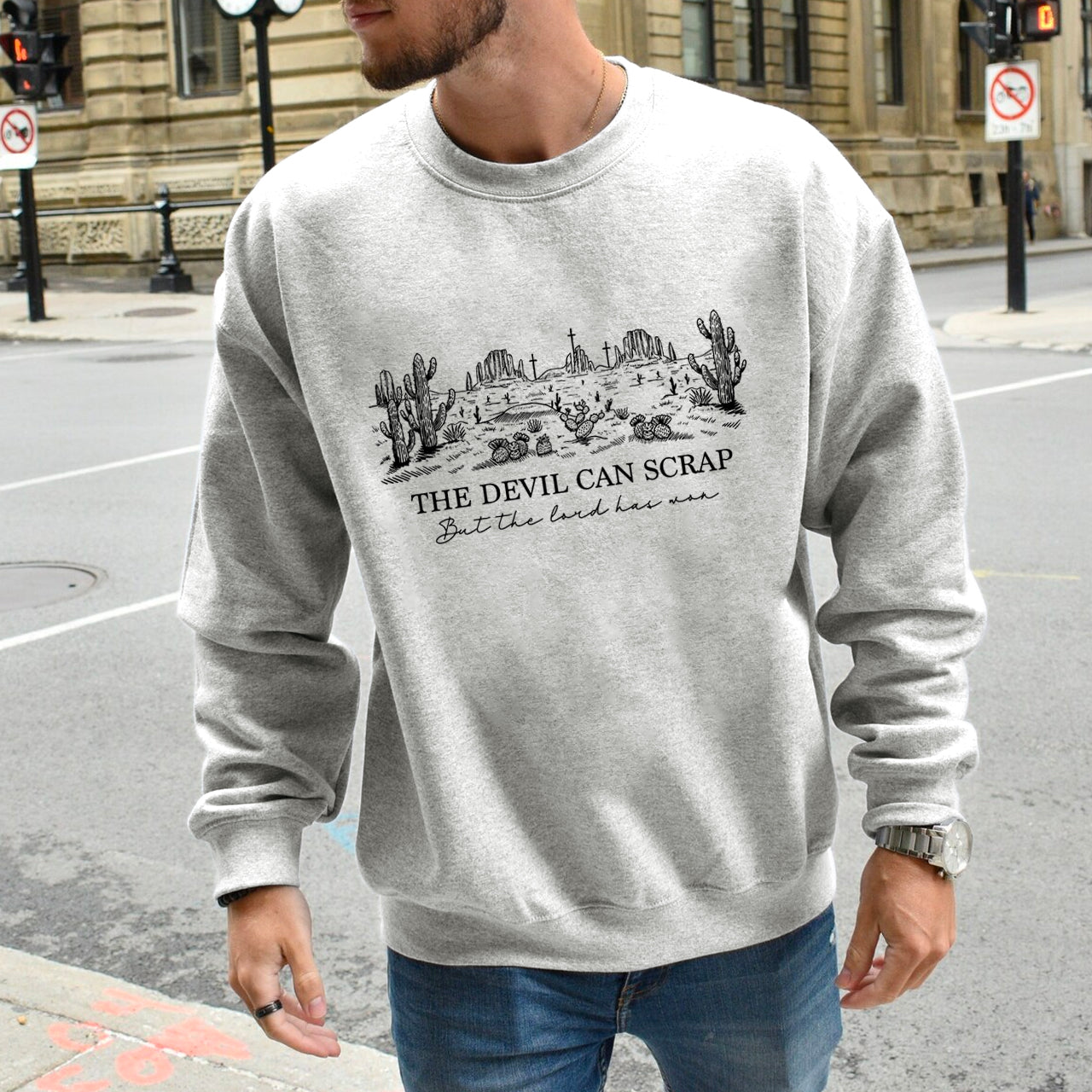 The Devil Can Scrap But The Lord Has Won Sweatshirt