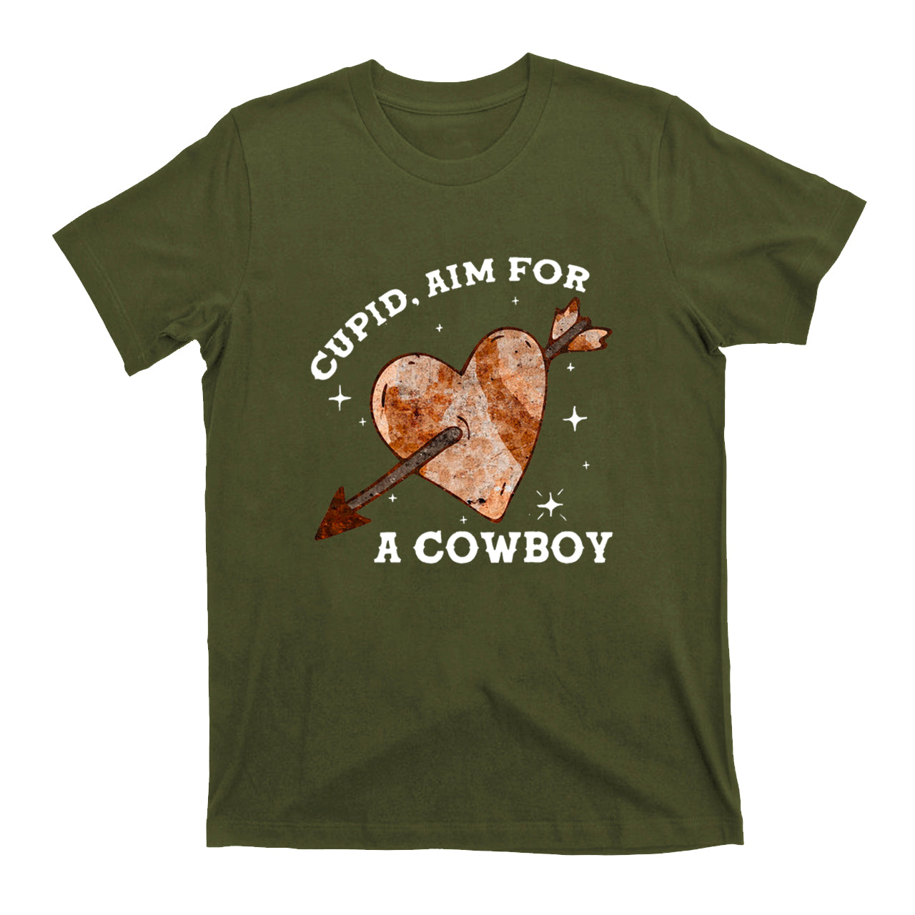 Cupid Aim For A Cowboy T-Shirts
