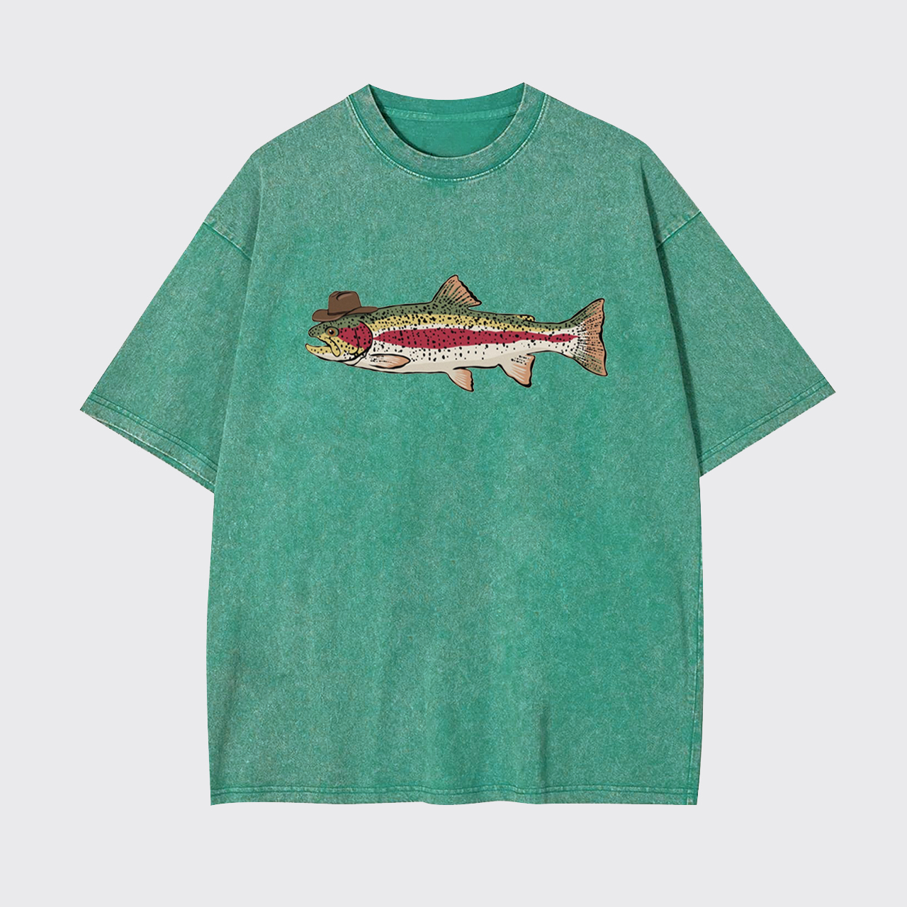 Cowboy Trout Western Fishing Garment-dye Tees