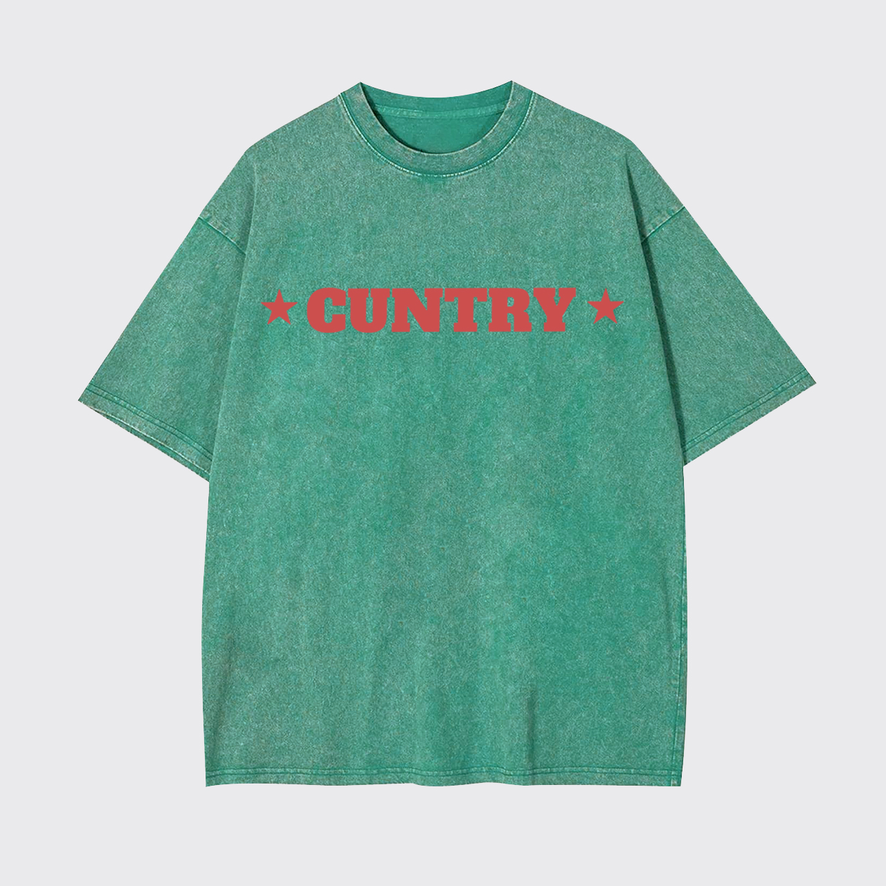 Western Cuntry Garment-dye Tees
