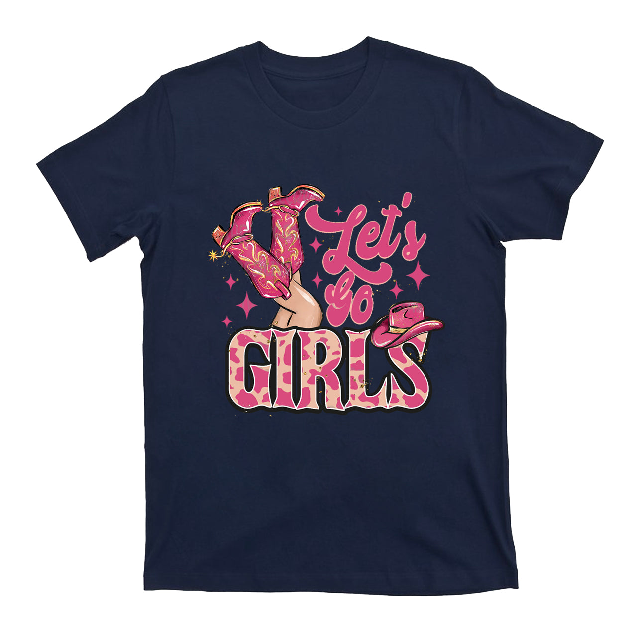 Let's Go Girls Westner Cowgirl  T-shirt
