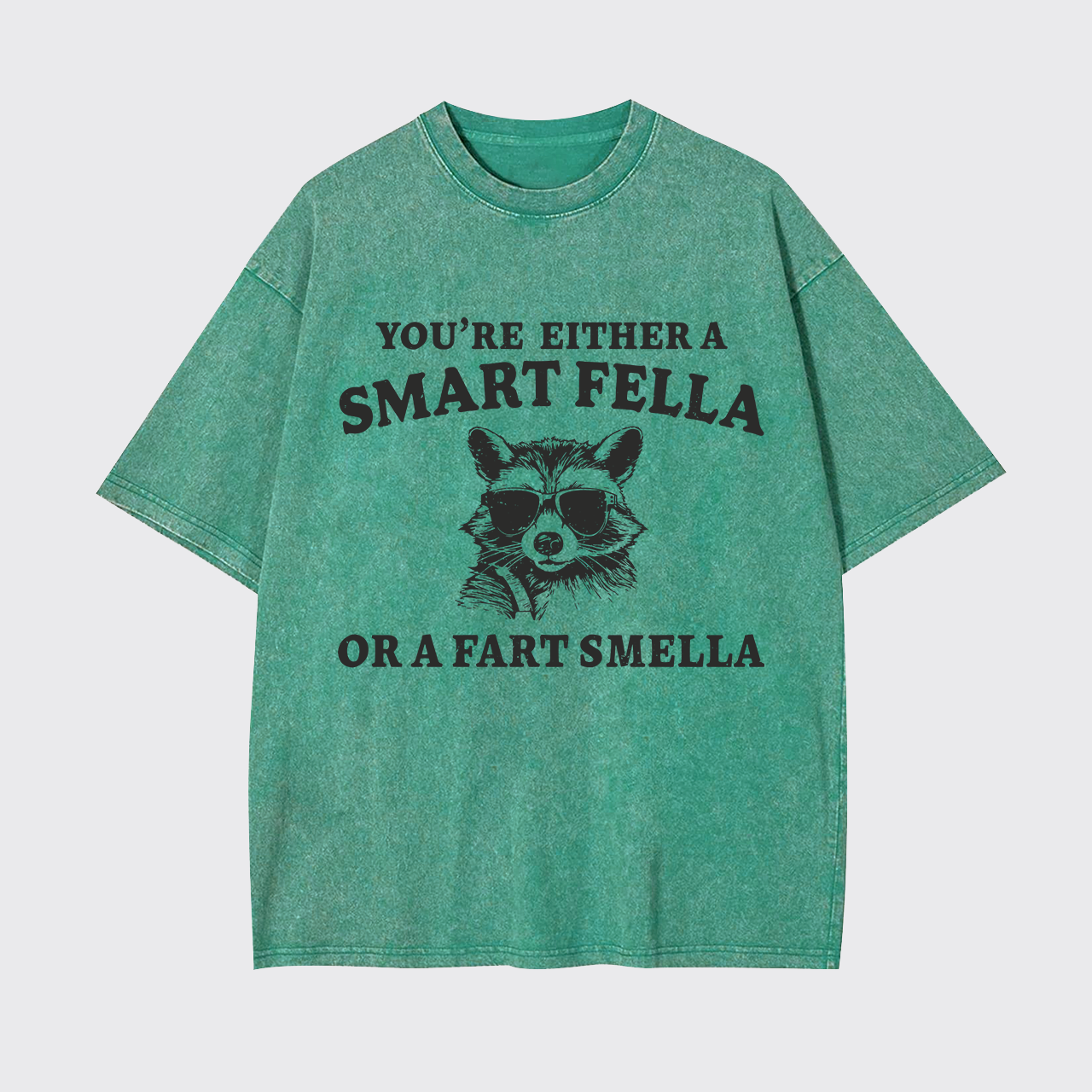 Are You A Smart Fella Or Fart Smella Garment-dye Tees
