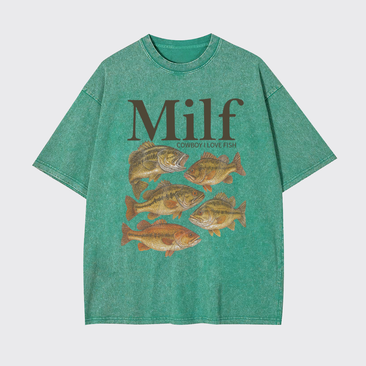 I Love Fish Garment-dye Tees