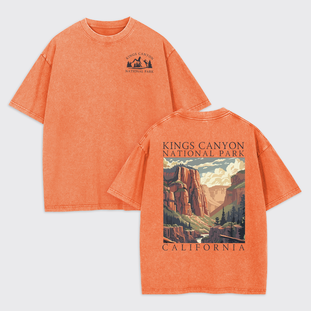 National Park Travel Garment-dye Tees