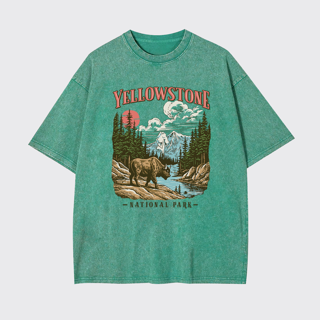 Vintage Yellowstone National Park Garment-dye Tees