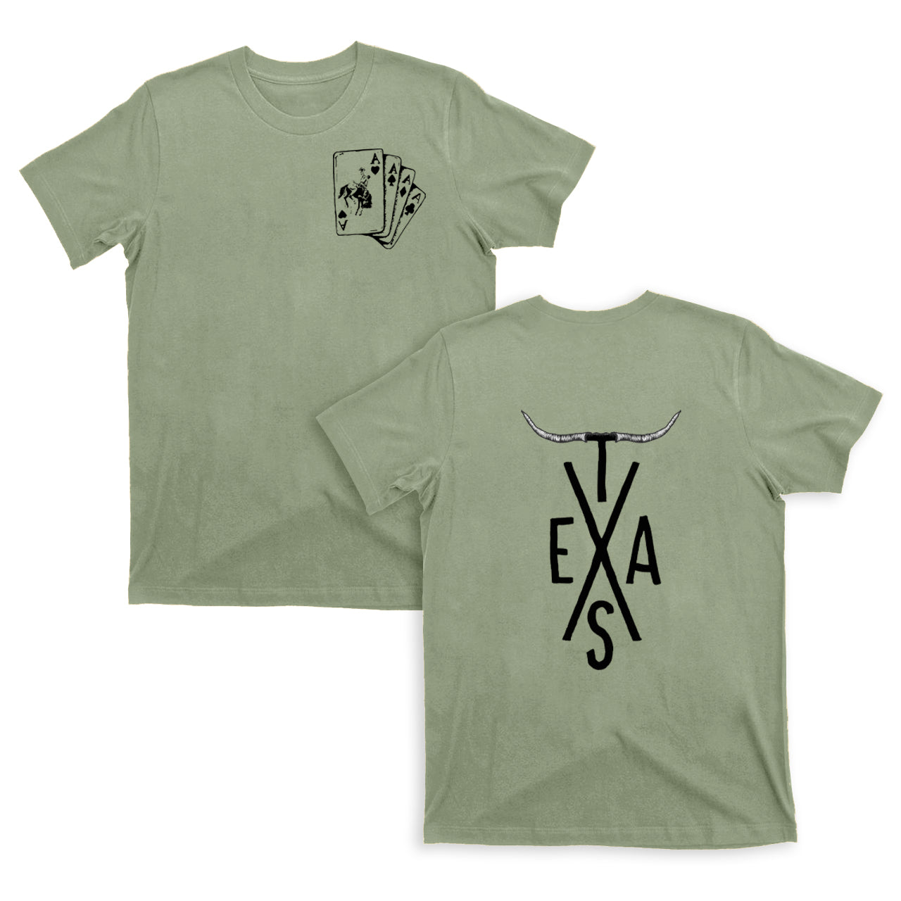 Original Texas Cow Bull T-Shirts