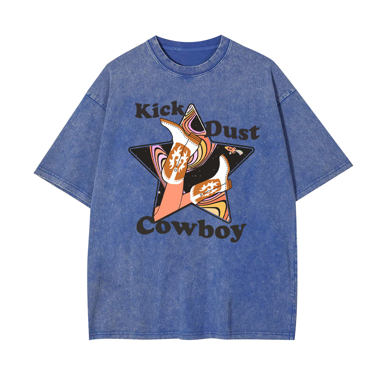 Space Kick Dust Cowboy Garment-dye Tees