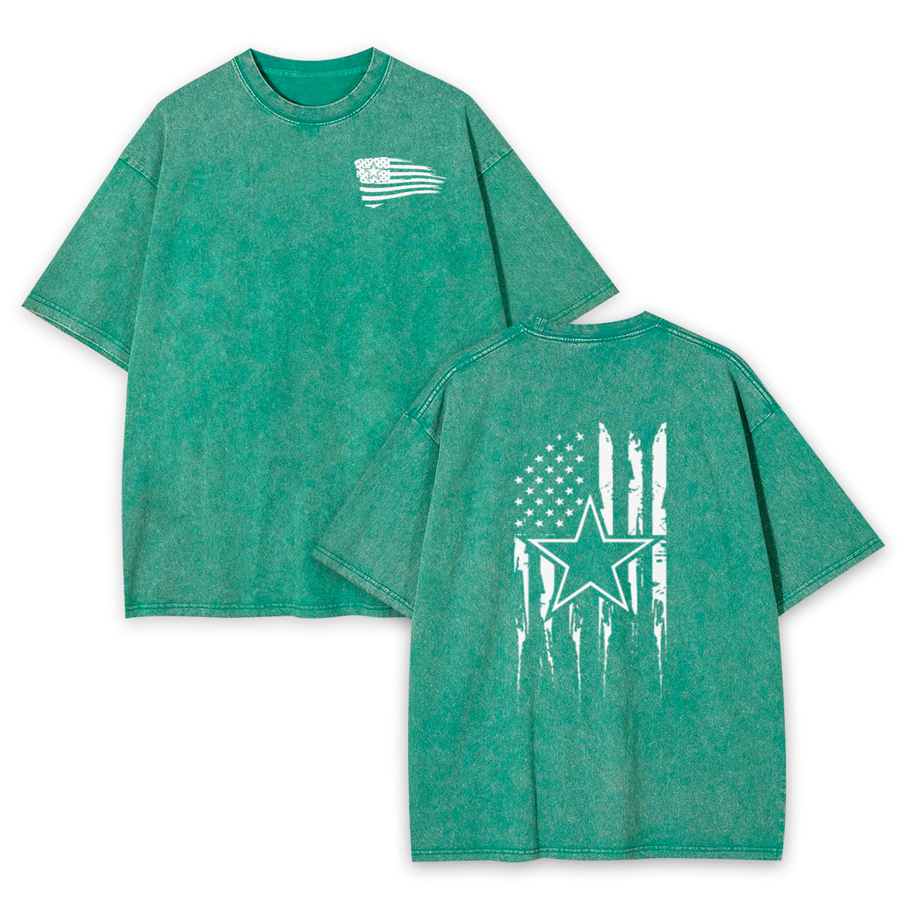 Dallas Cowboys American Flag Garment-dye Tees