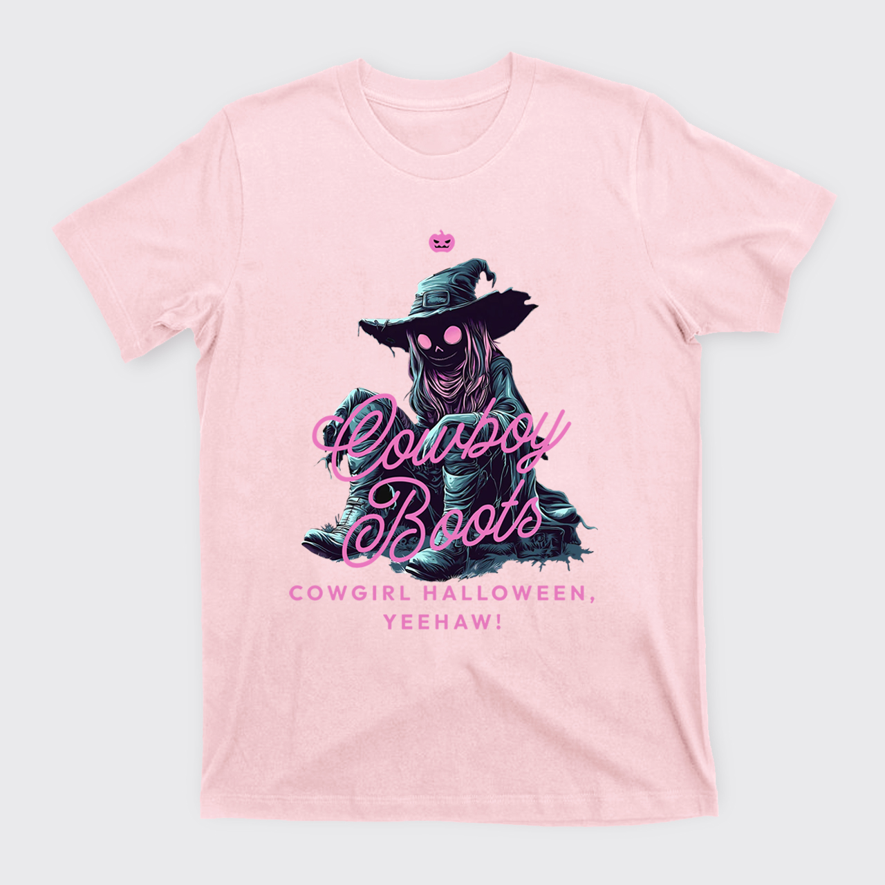 Spooky Western Cowgirl Halloween T-Shirts