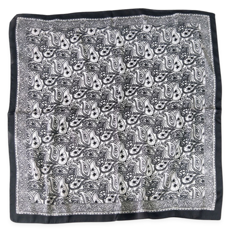 Mystery Night Silk Square Bandana