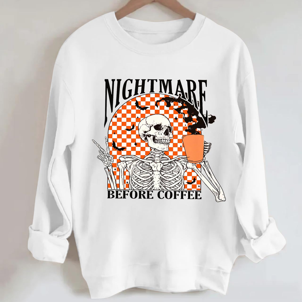 Nightmare Before Coffee Halloween Sweatshirt