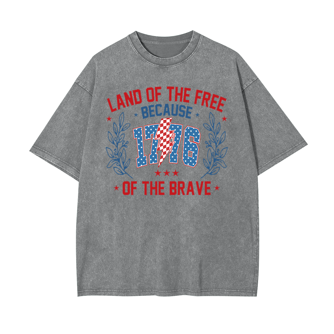 1776.Land Of The Free Garment-dye Tees