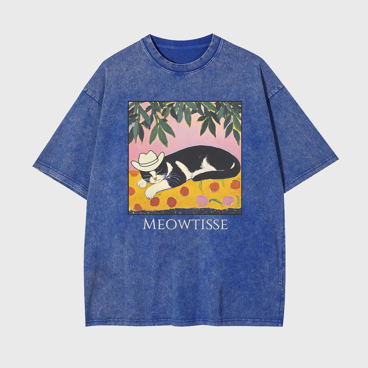 Meowtisse Cat Garment-dye Tees