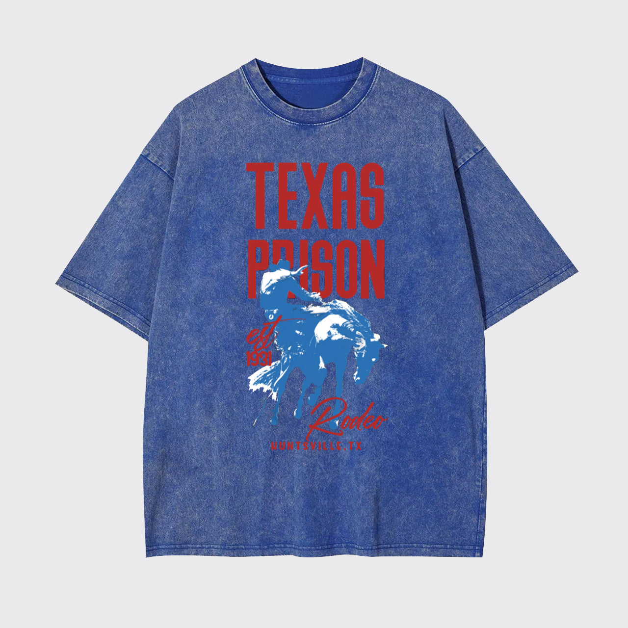 Texas Prison Rodeo Cowboy Garment-dye Tees
