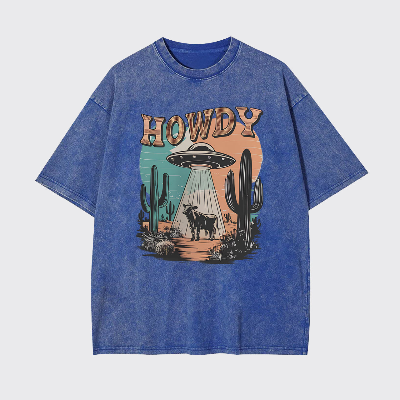 Western UFO,Howdy Garment-dye Tees