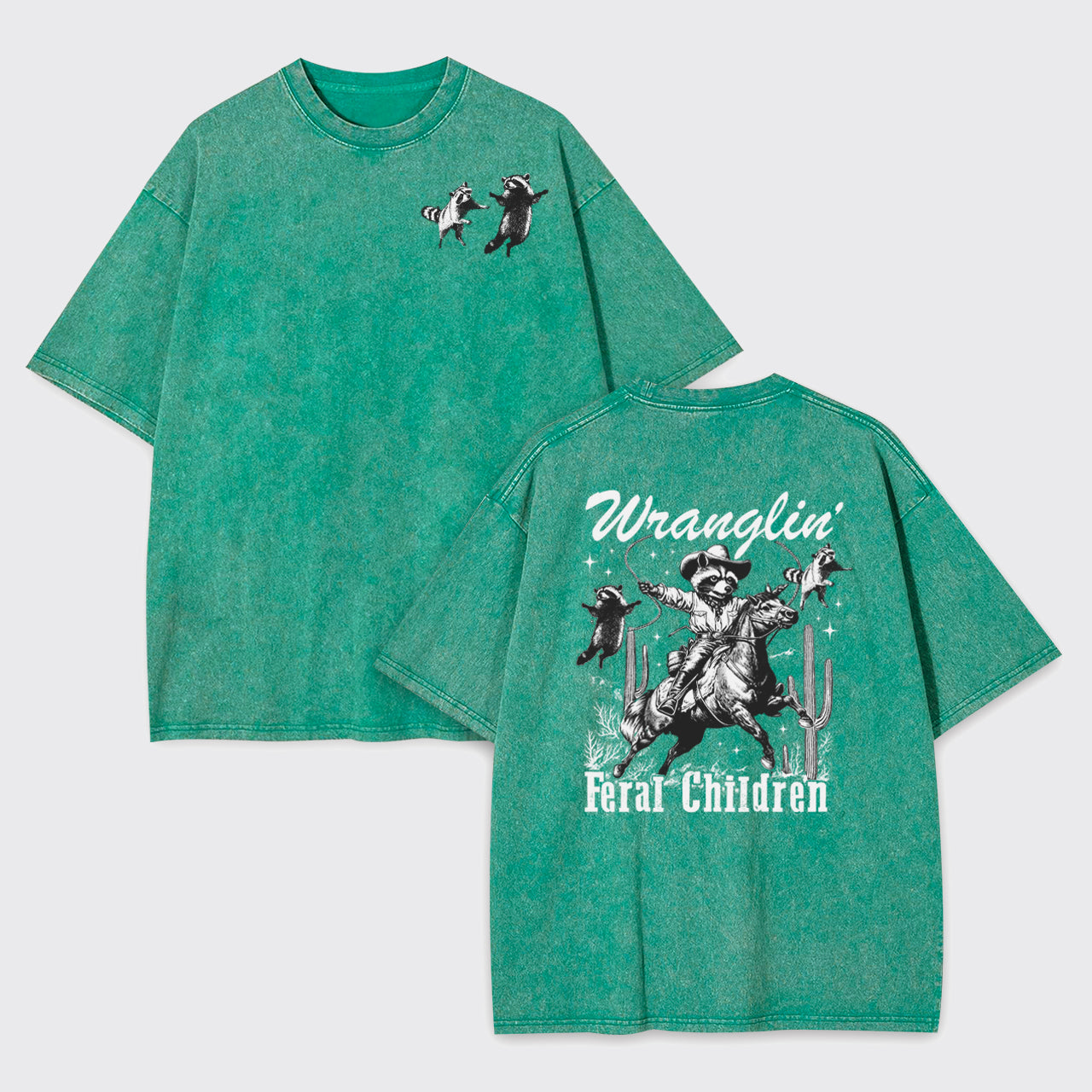 Wrangling Feral Children Garment-dye Tees