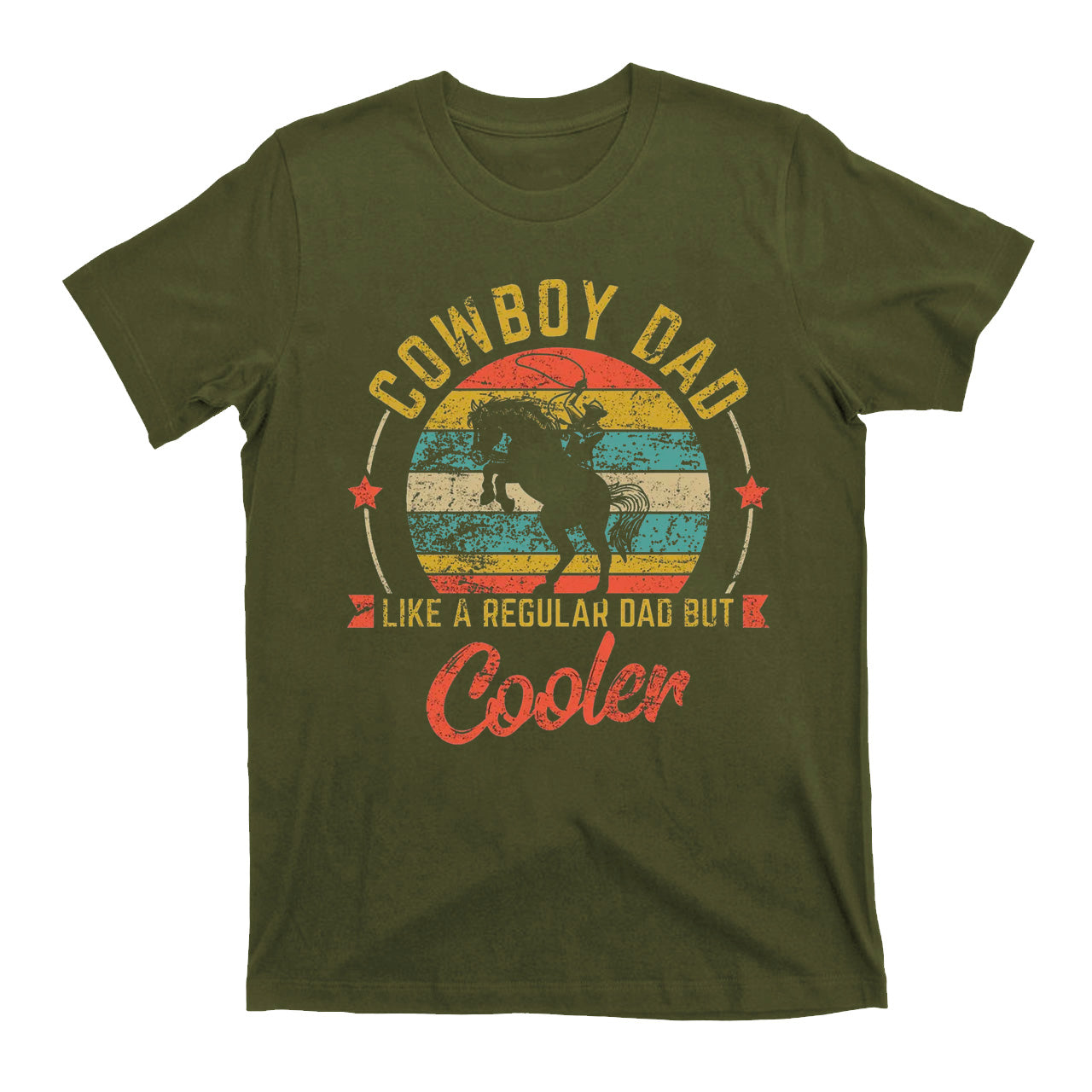 Cowboy Dad Like A Regular Dad But Cooler T-Shirts
