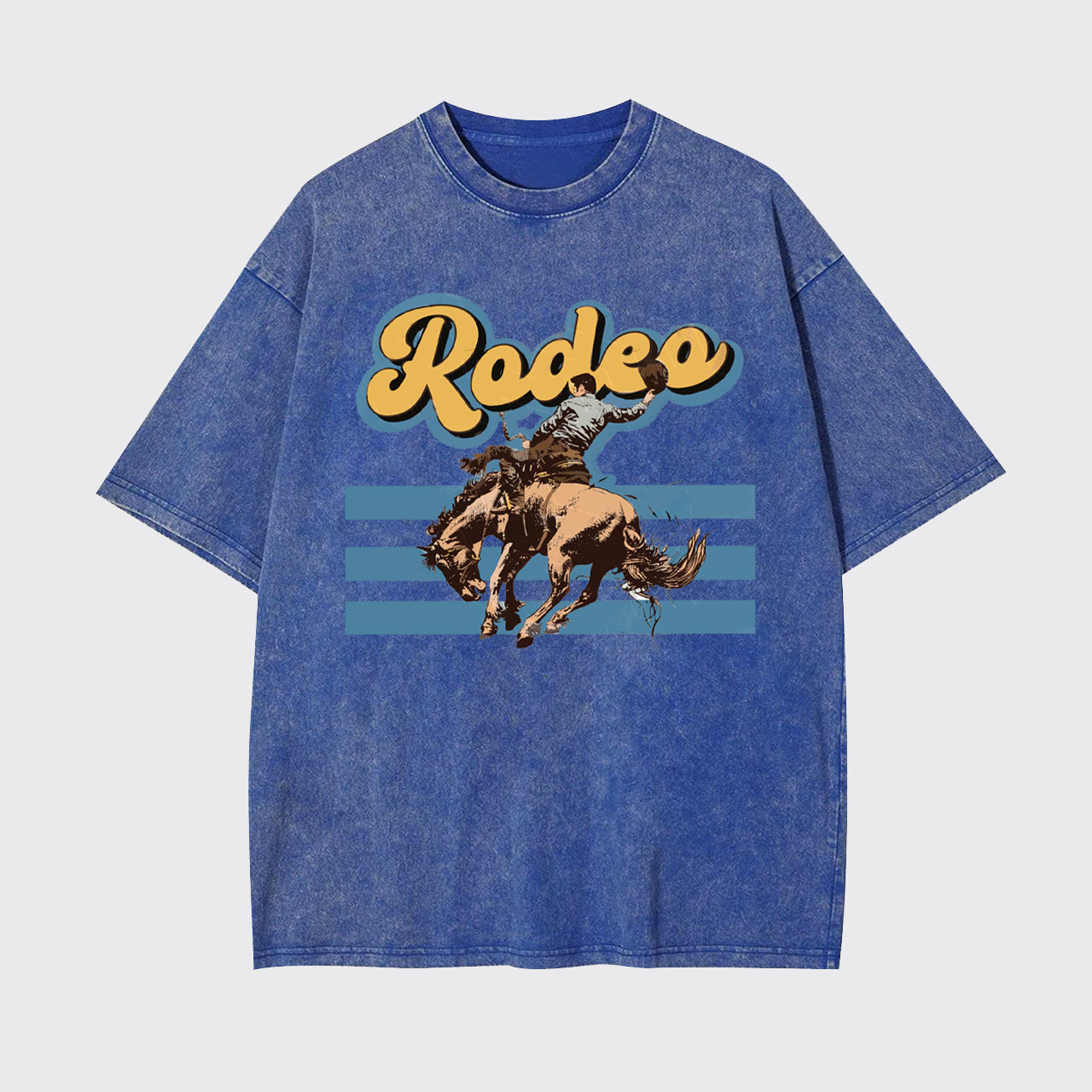 Western Rodeo Cowboy Garment-dye Tees