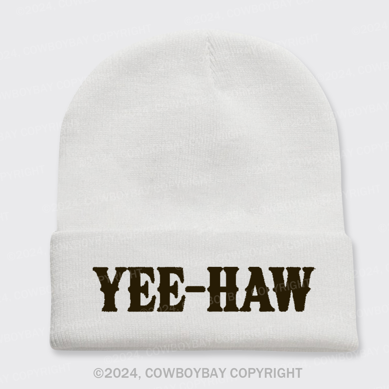 YEE-HAW Embroidered Knitted Beanie