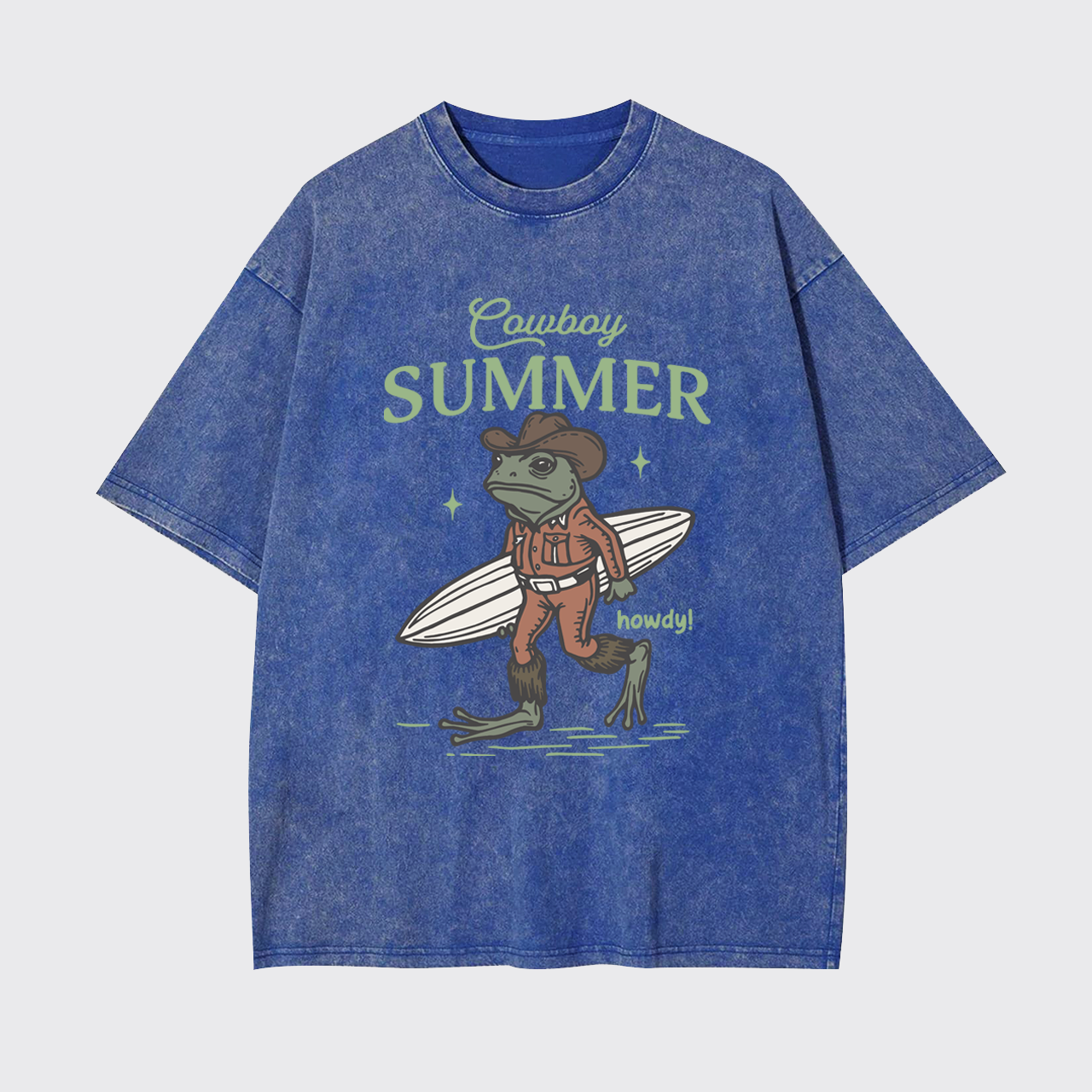 Retro Cowboy Summer Garment-dye Tees