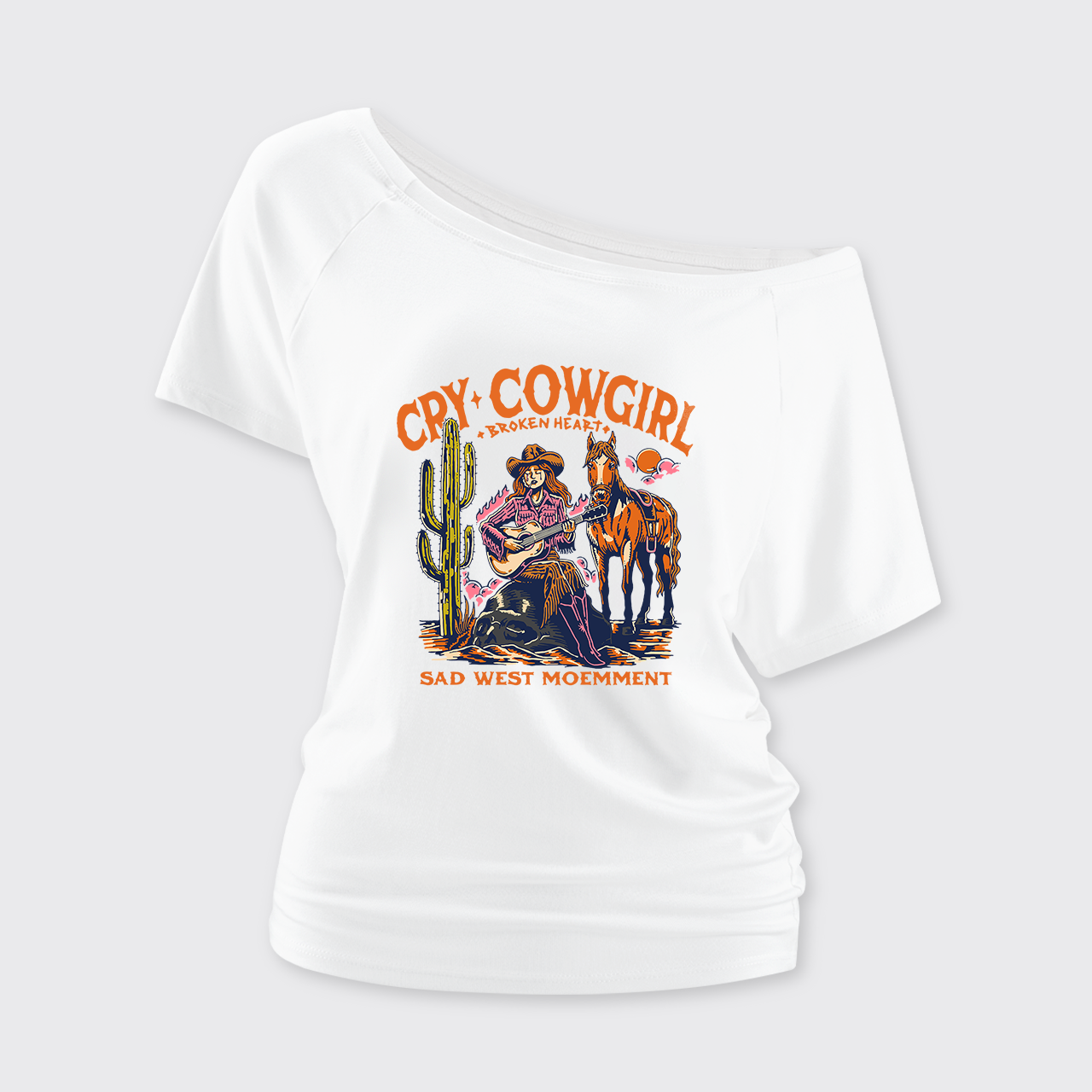 Sad West Off Shoulder Top