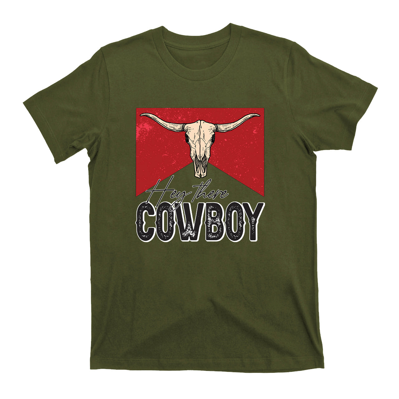 Hey There Cowboy Vintage Western Cowboy T-Shirt