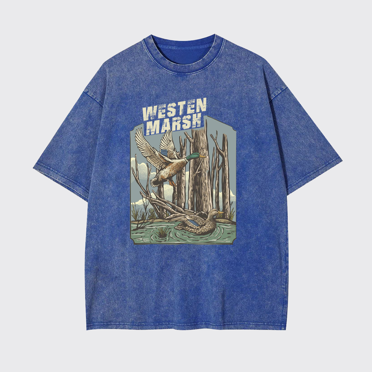 Western Marsh Wildlife Garment-dye Tees