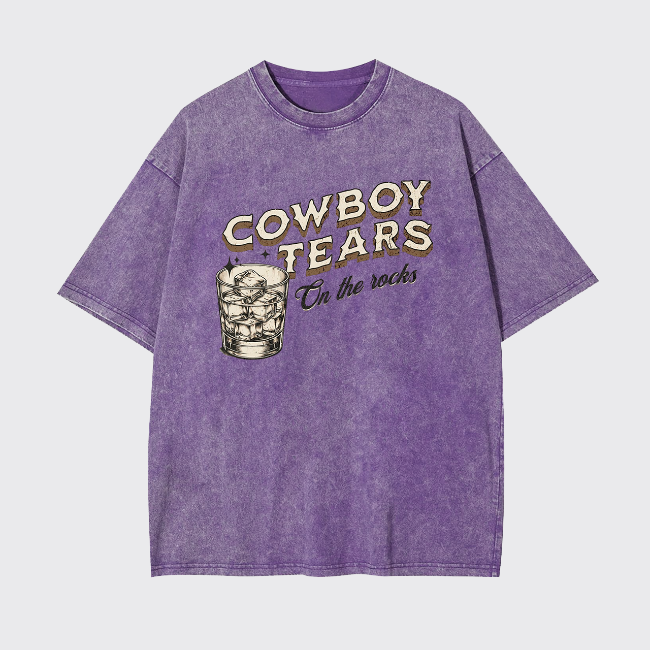 Cowboy Tears On The Rocks Garment-dye Tees