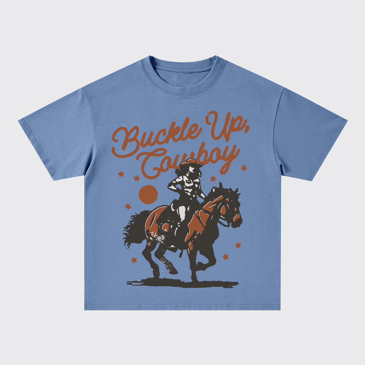 Buckle Up Cowboy Oversize T-Shirts