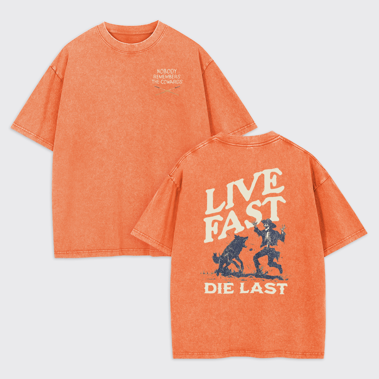 Live Fast Die Last Decoy Garment-dye Tees