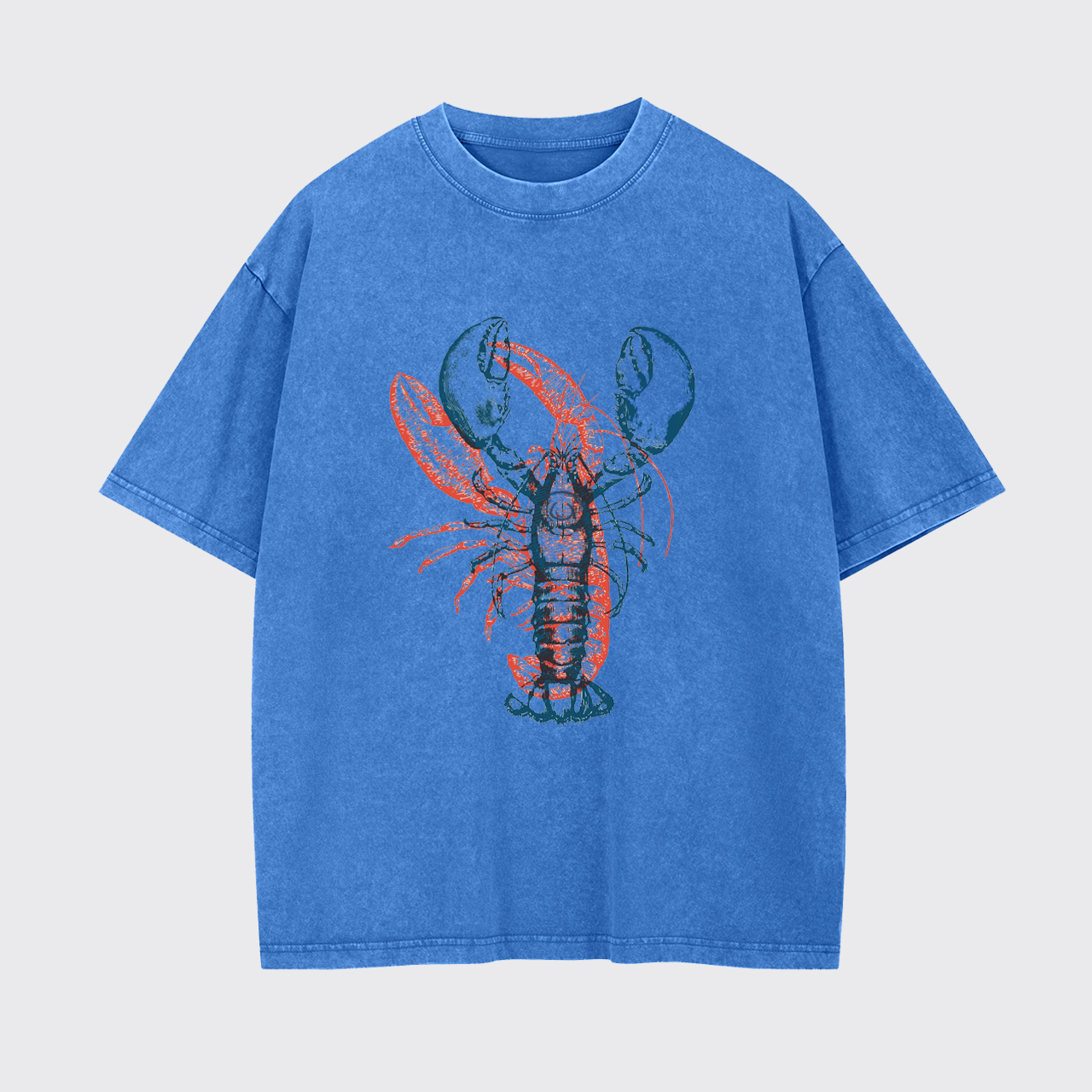Lobster Cowboy of the Sea Garment-dye Tees