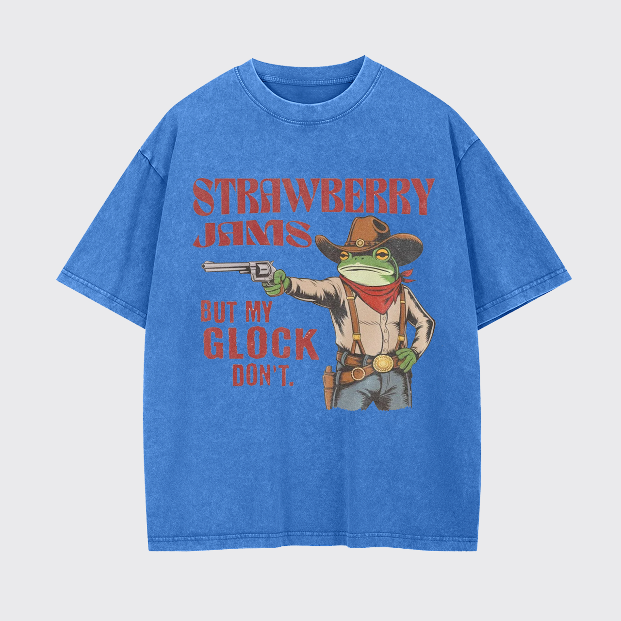 Strawberry Jams But My Glock Don't Garment-dye Tees