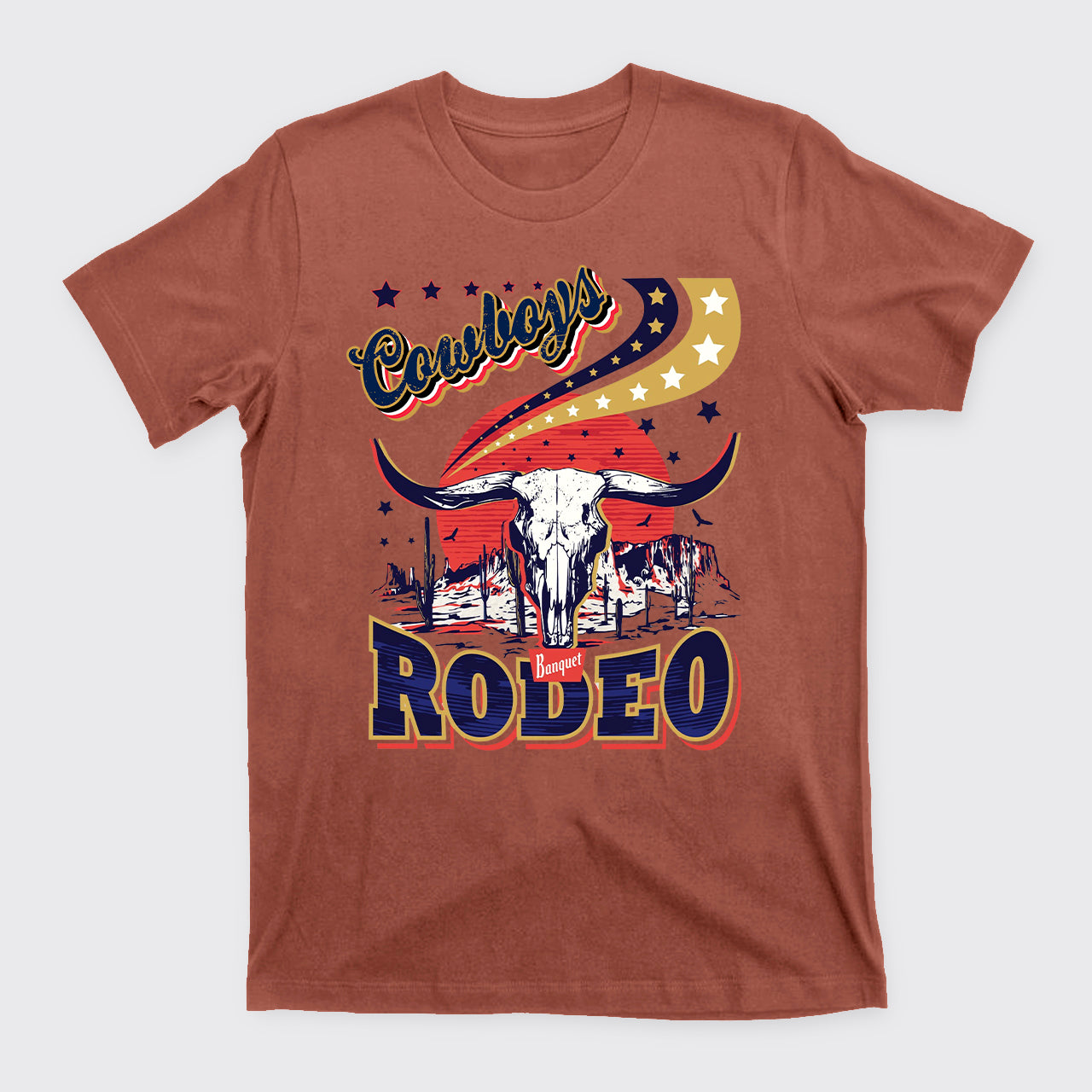 Cowboy Banquet Rodeo Western Country T-Shirts