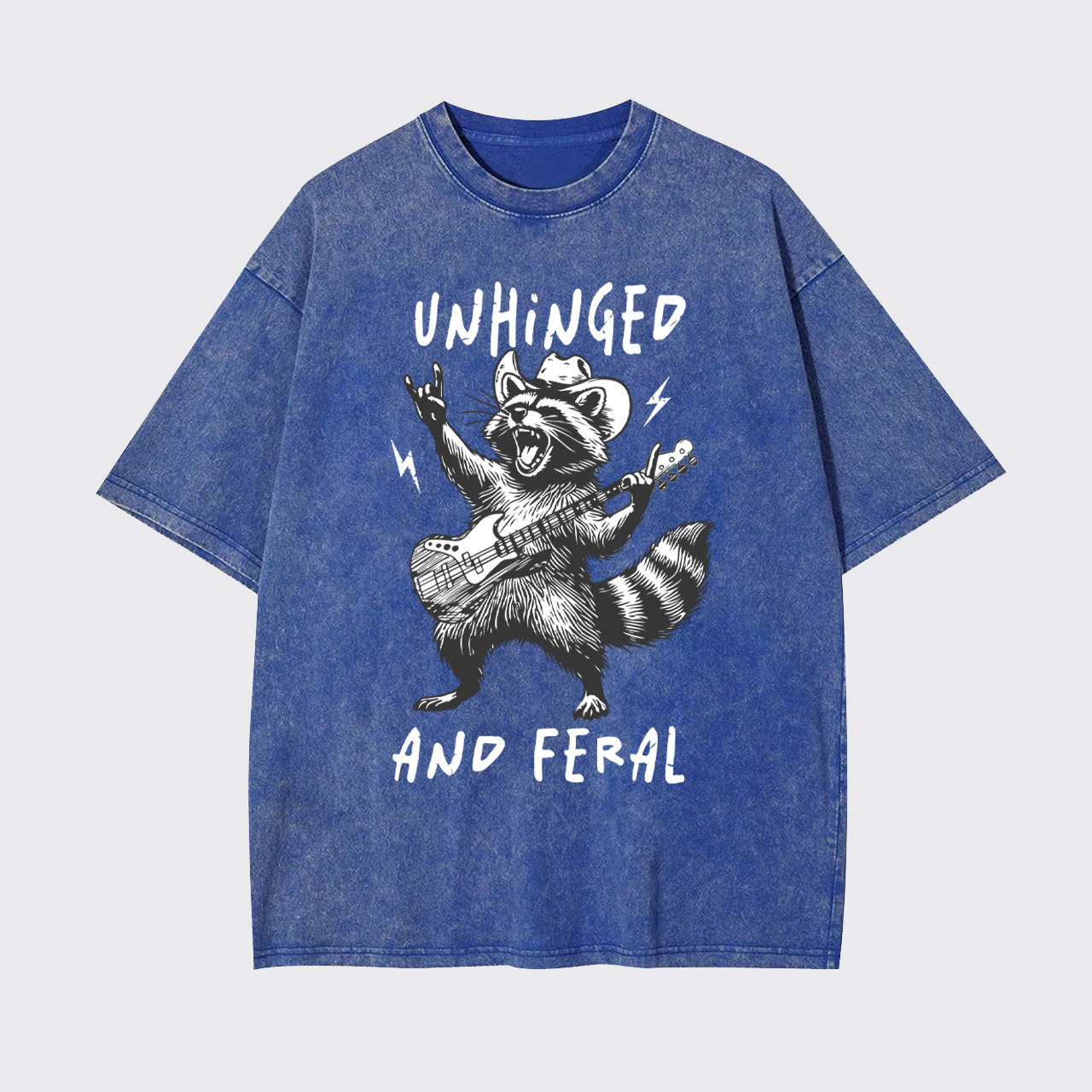 Unhinged And Feral Garment-dye Tees