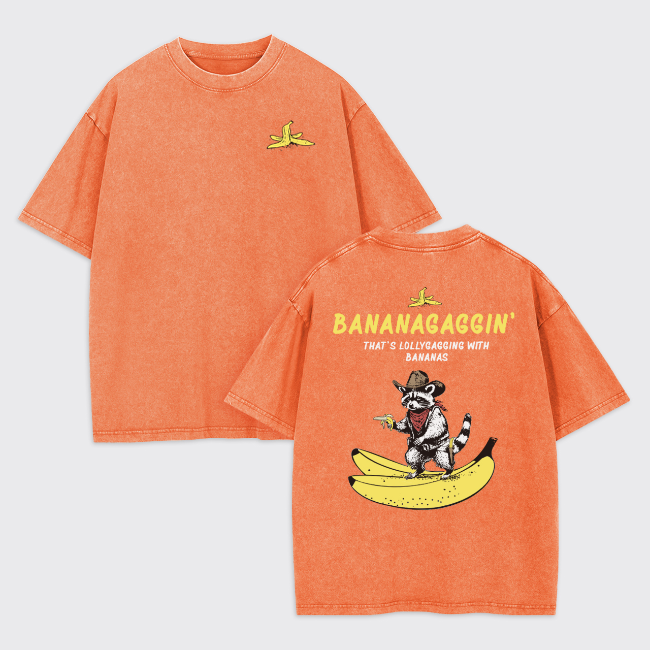 Funny Bananagaggin Banana Garment-dye Tees