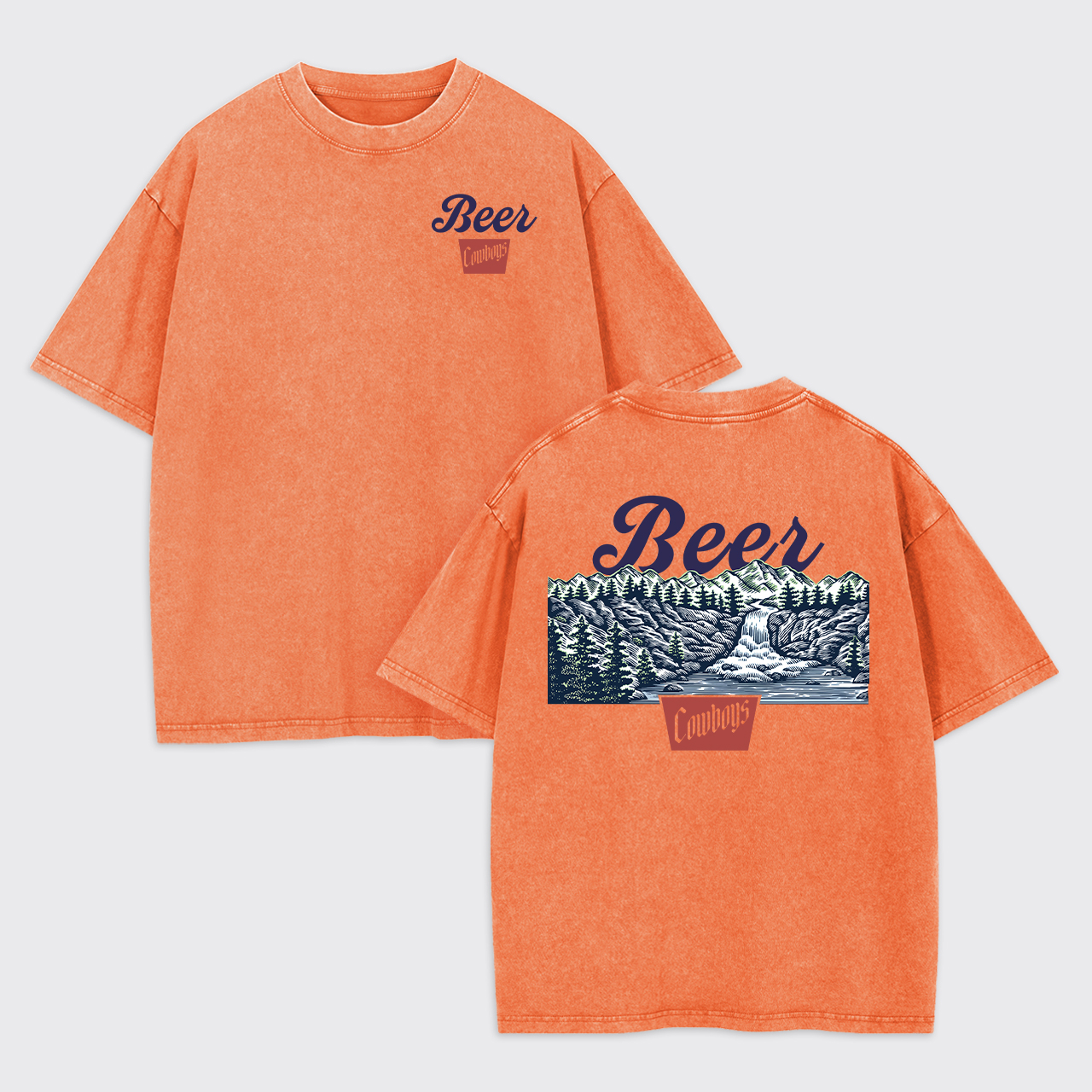 Beer Cowboys Garment-dye Tees