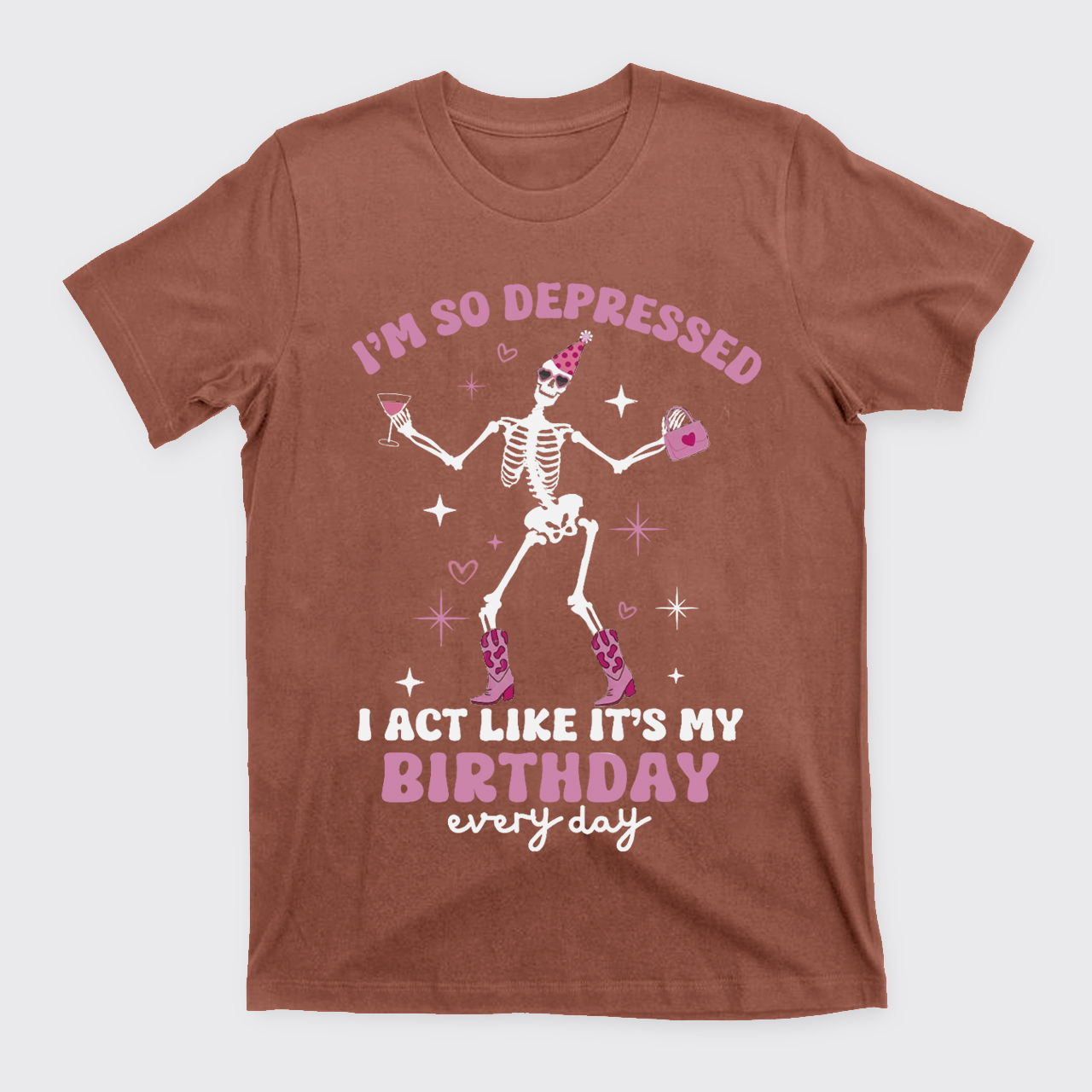I'm So Depressed Music T-Shirts