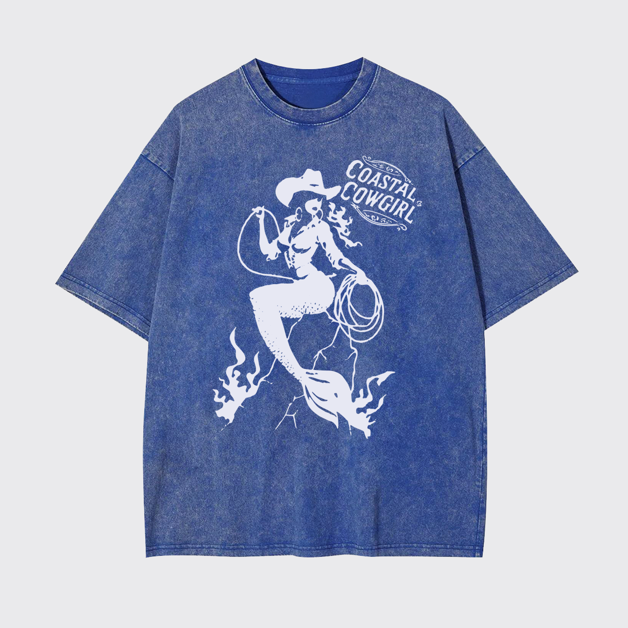 Coastal Cowgirl Mermaid Garment-dye Tees