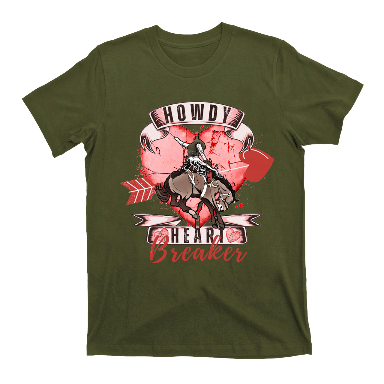 Howdy Heart Breaker Cowboy Valentine T-Shirts