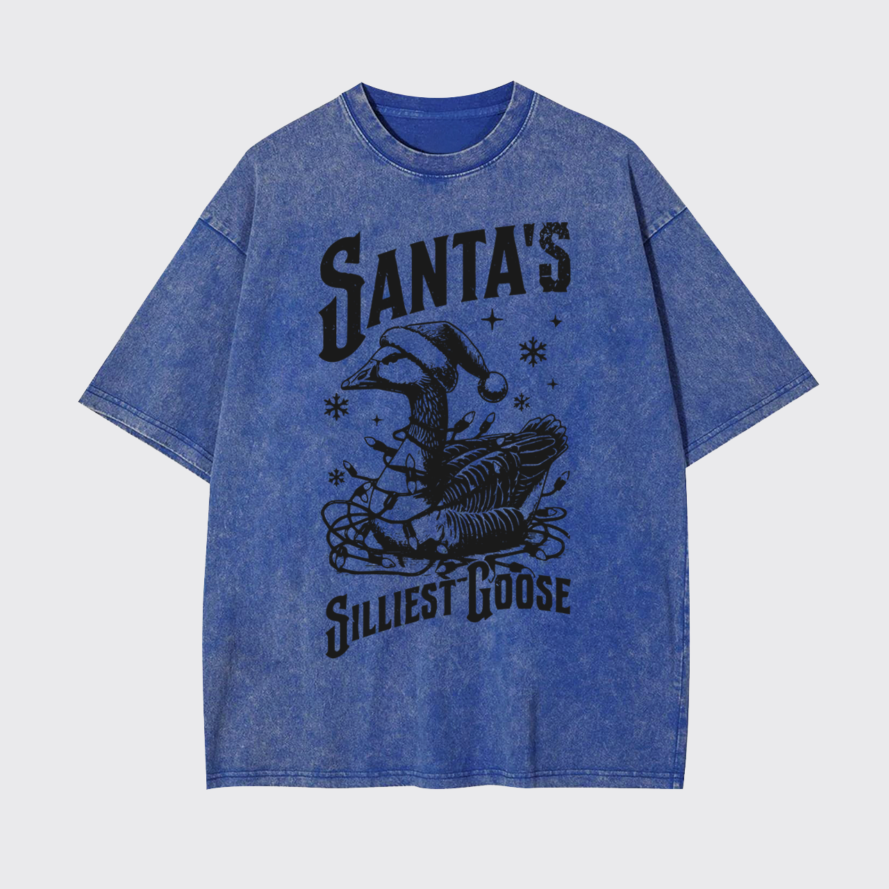 Vintage Santa's Silliest Goose Garment-dye Tees