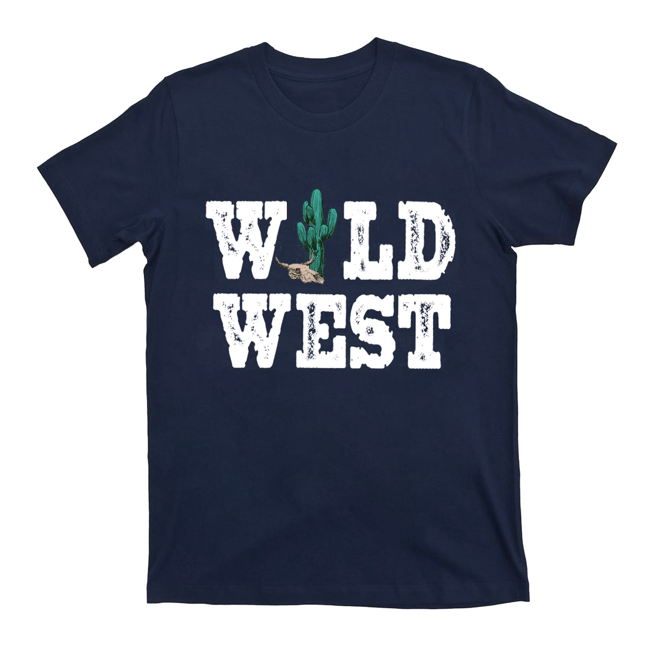 Wild West Cow Skull Cowbo T-Shirts