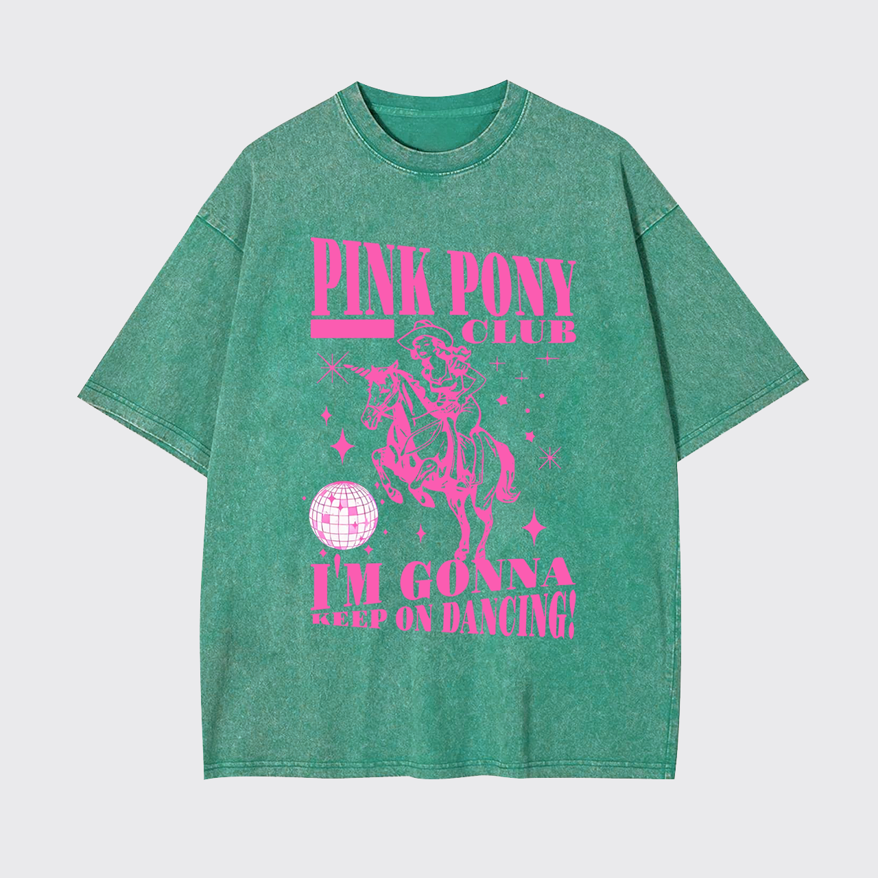 Keep On Dancing Cowgirl Garment-dye Tees