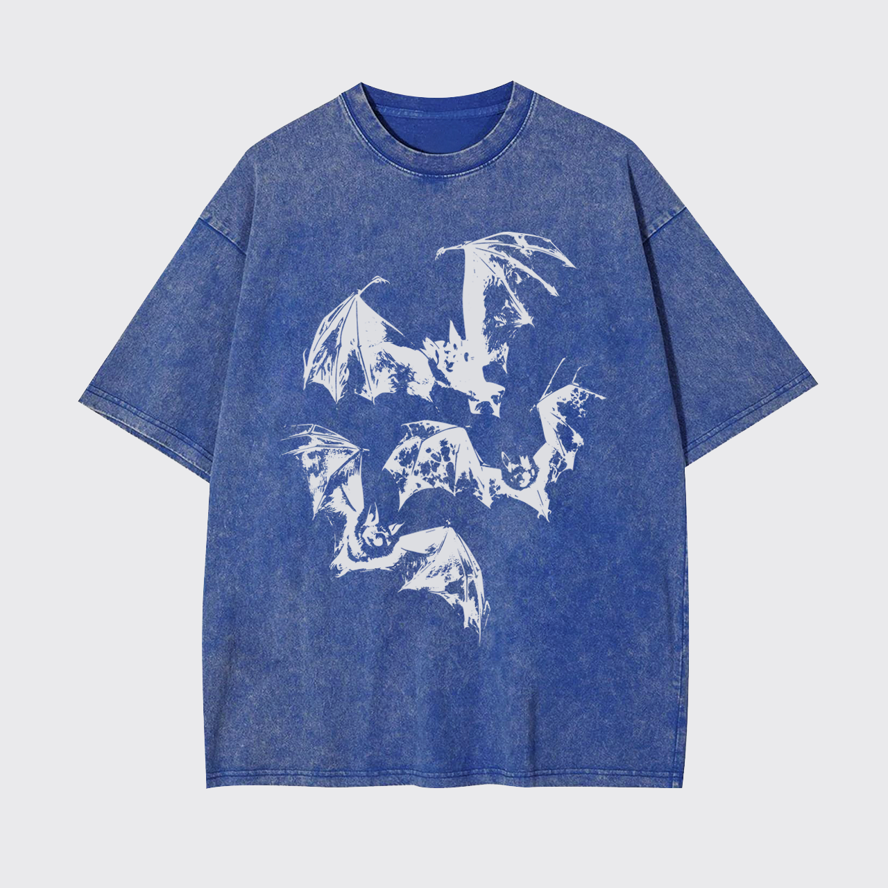 Halloween Three Bats Garment-dye Tees
