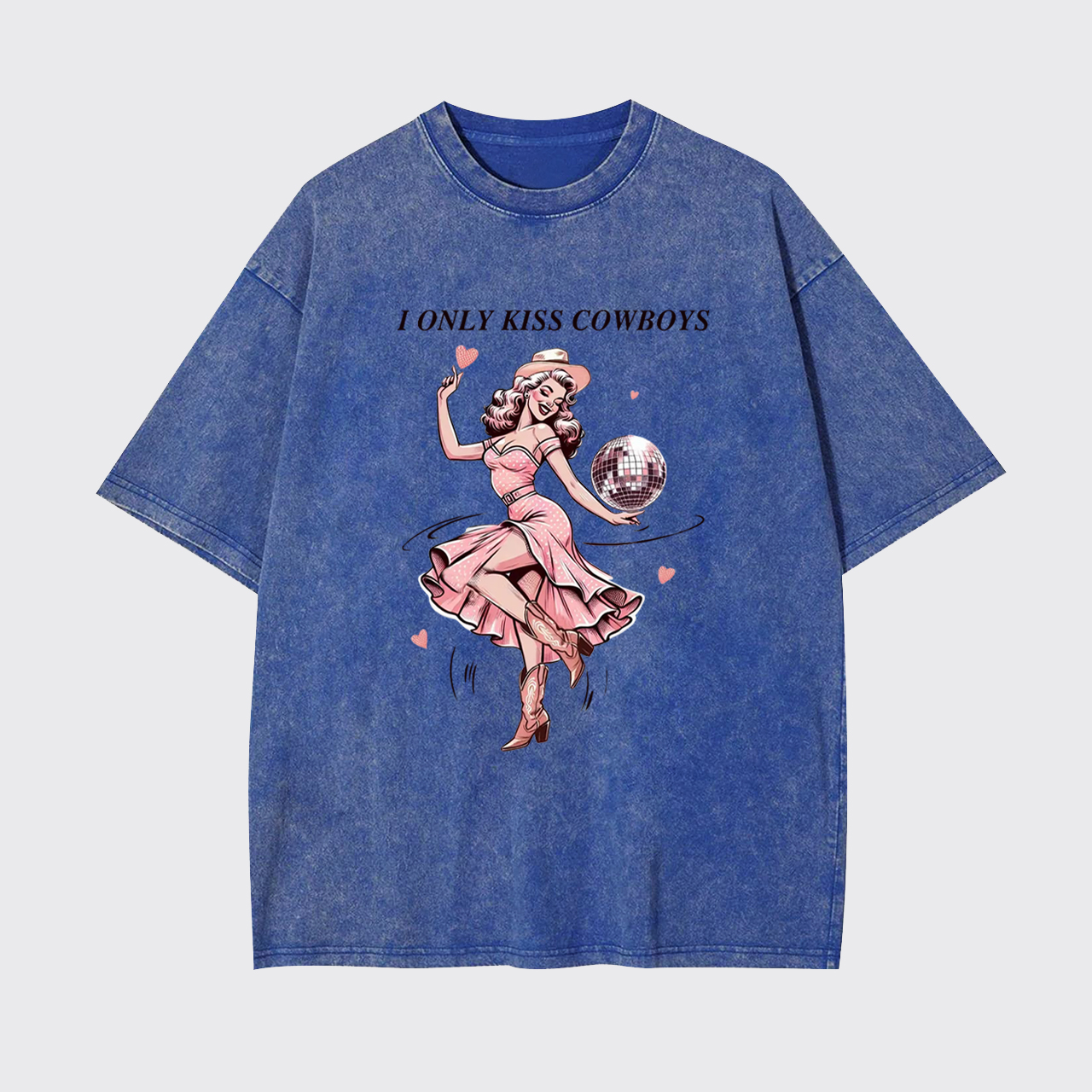I Only Kiss Cowboys Garment-dye Tees