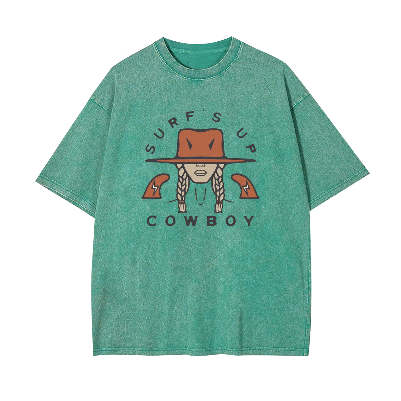 Surf's Up Cowboy Garment-dye Tees