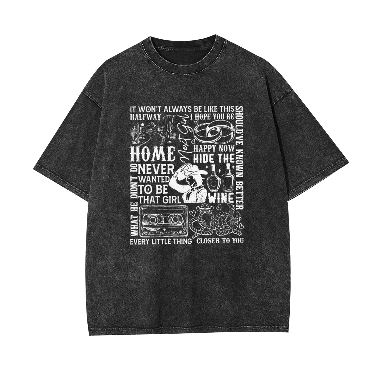 Carly Country Music Pearce Tour Garment-dye Tees