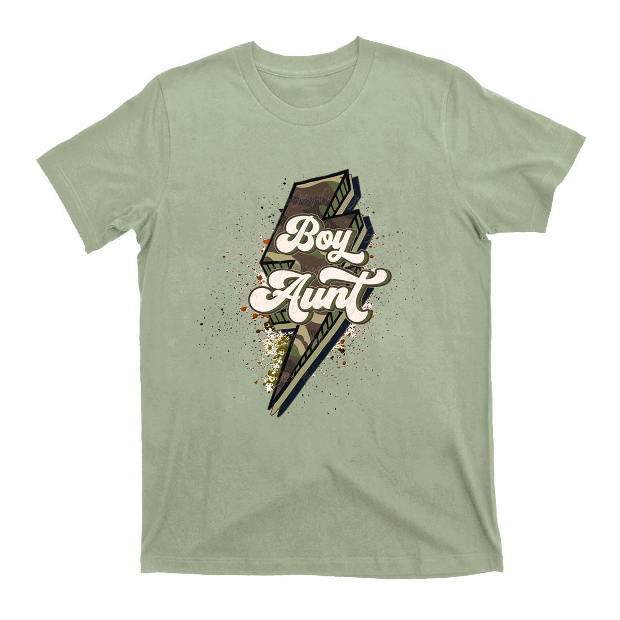 Boy Aunt Lightning Splash T-Shirts